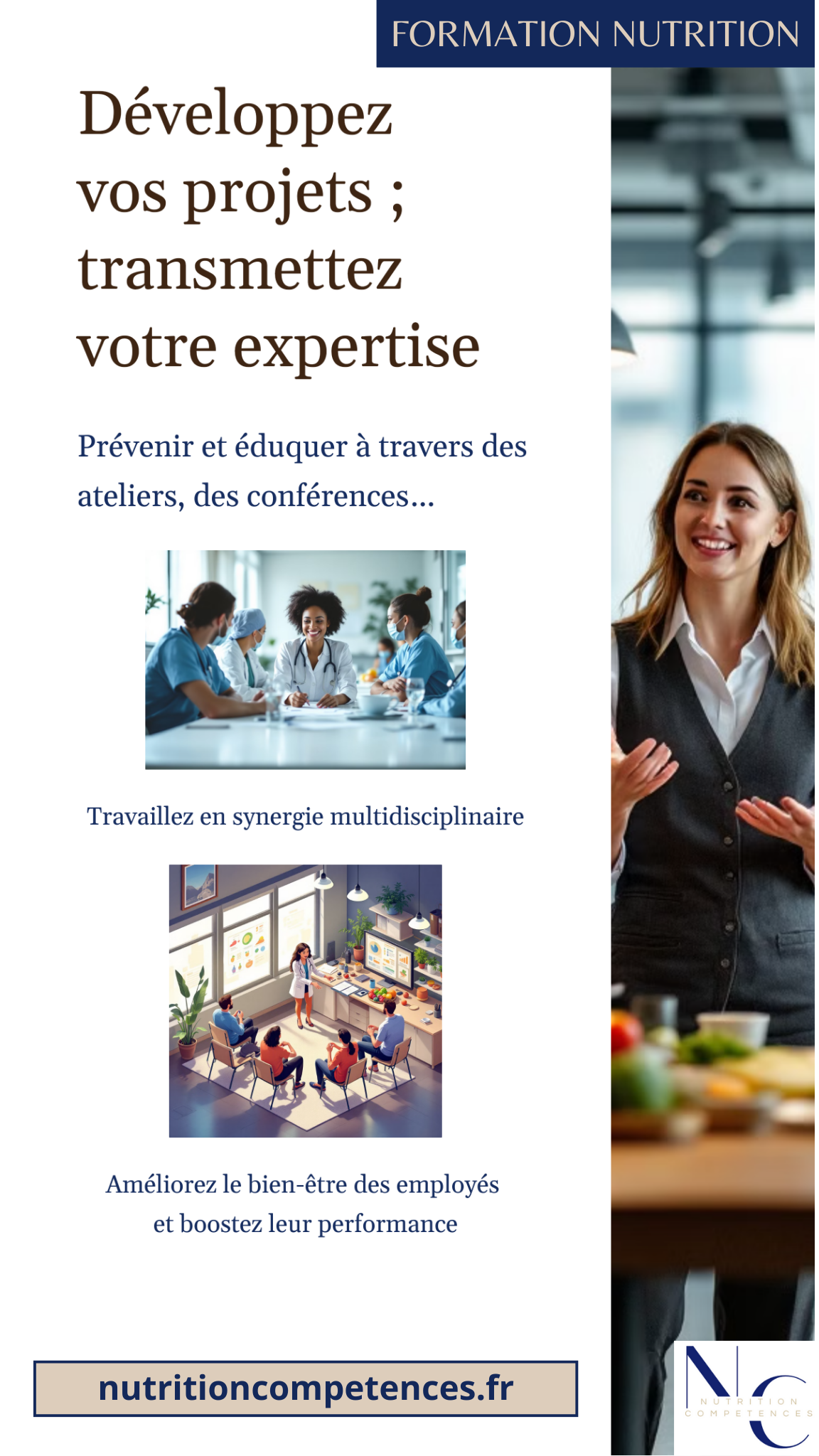 métiers nutrition expert nutrition