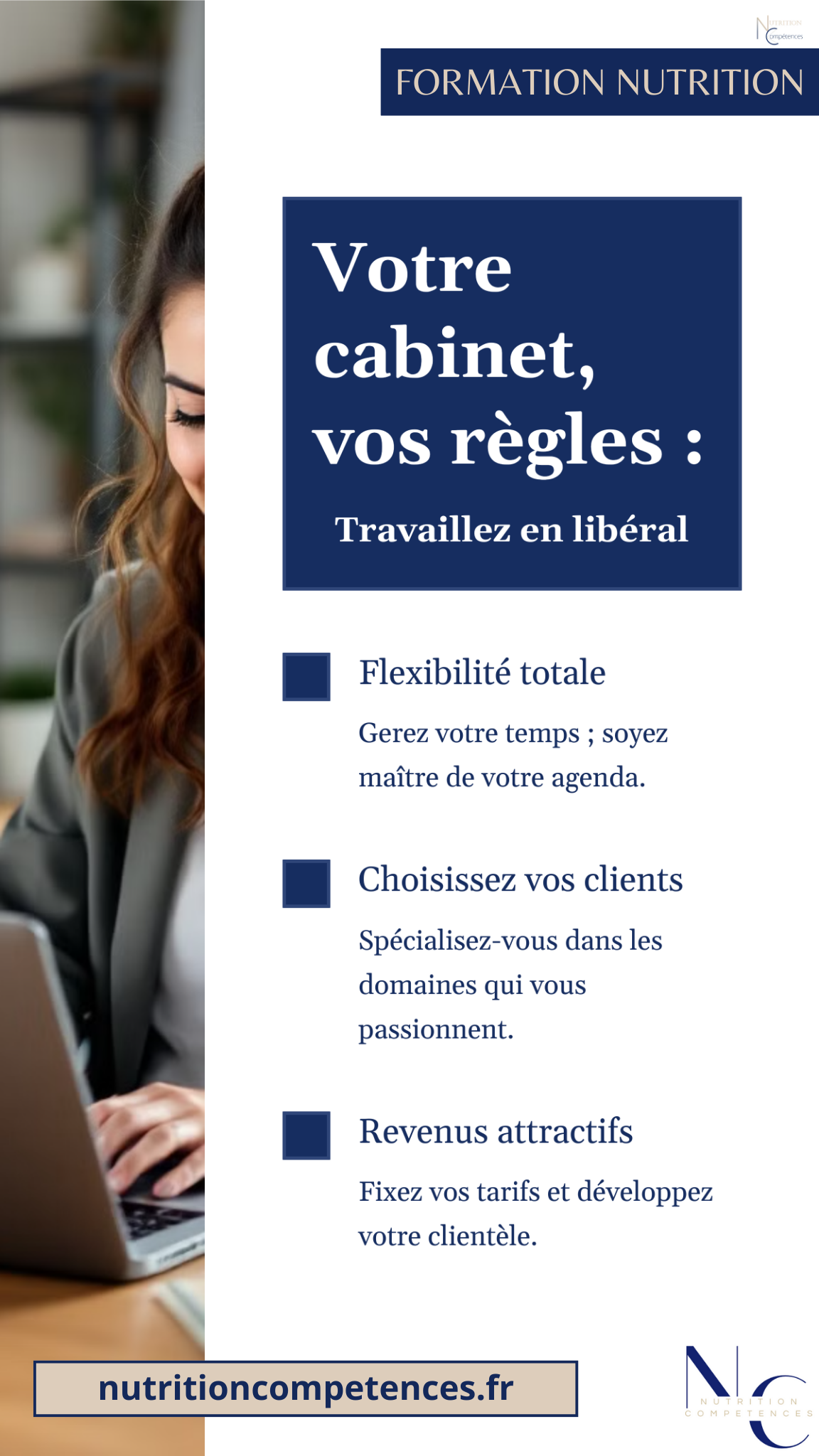 métiers nutrition cabinet libéral