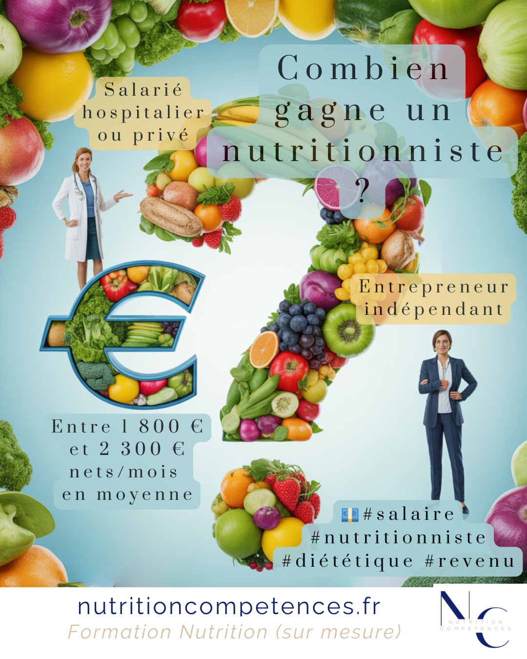 salaire nutrition