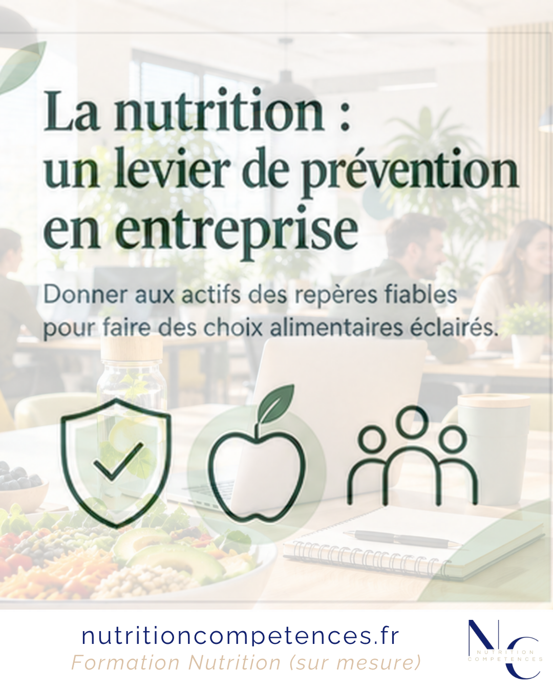Nutrition préventive et prévention santé en entreprise