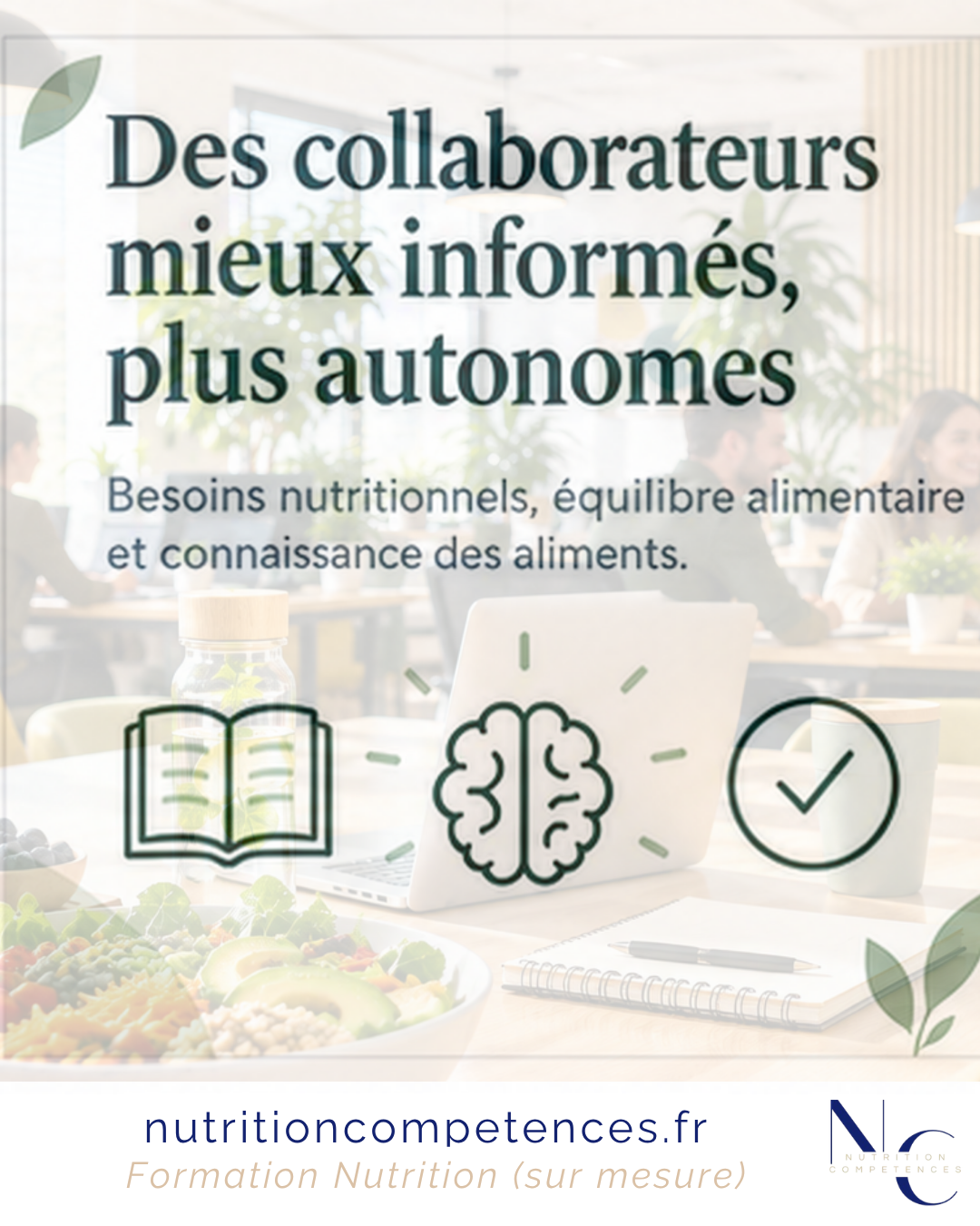 Formation nutrition pour rendre les collaborateurs plus autonomes
