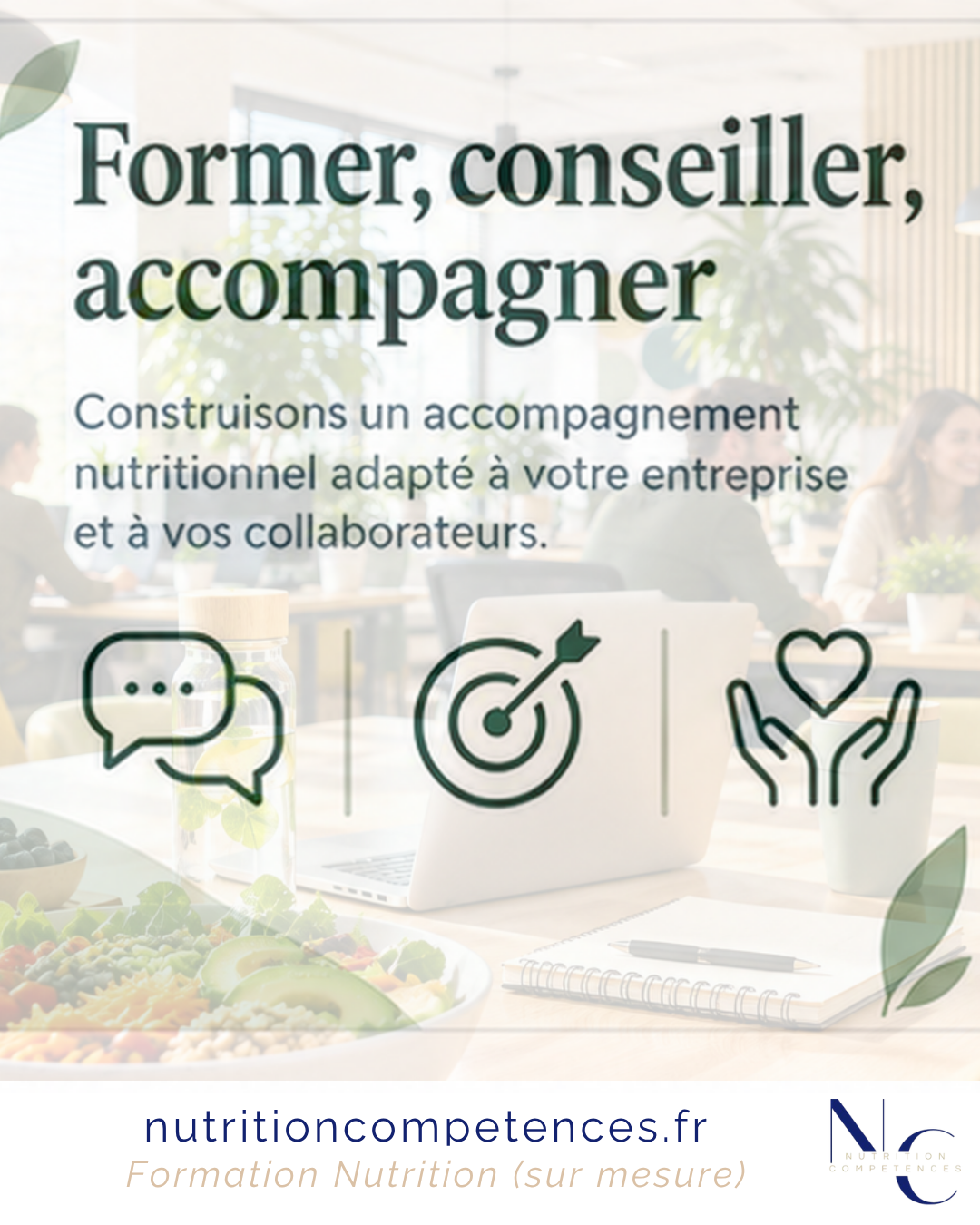 Accompagnement nutritionnel des collaborateurs en entreprise
