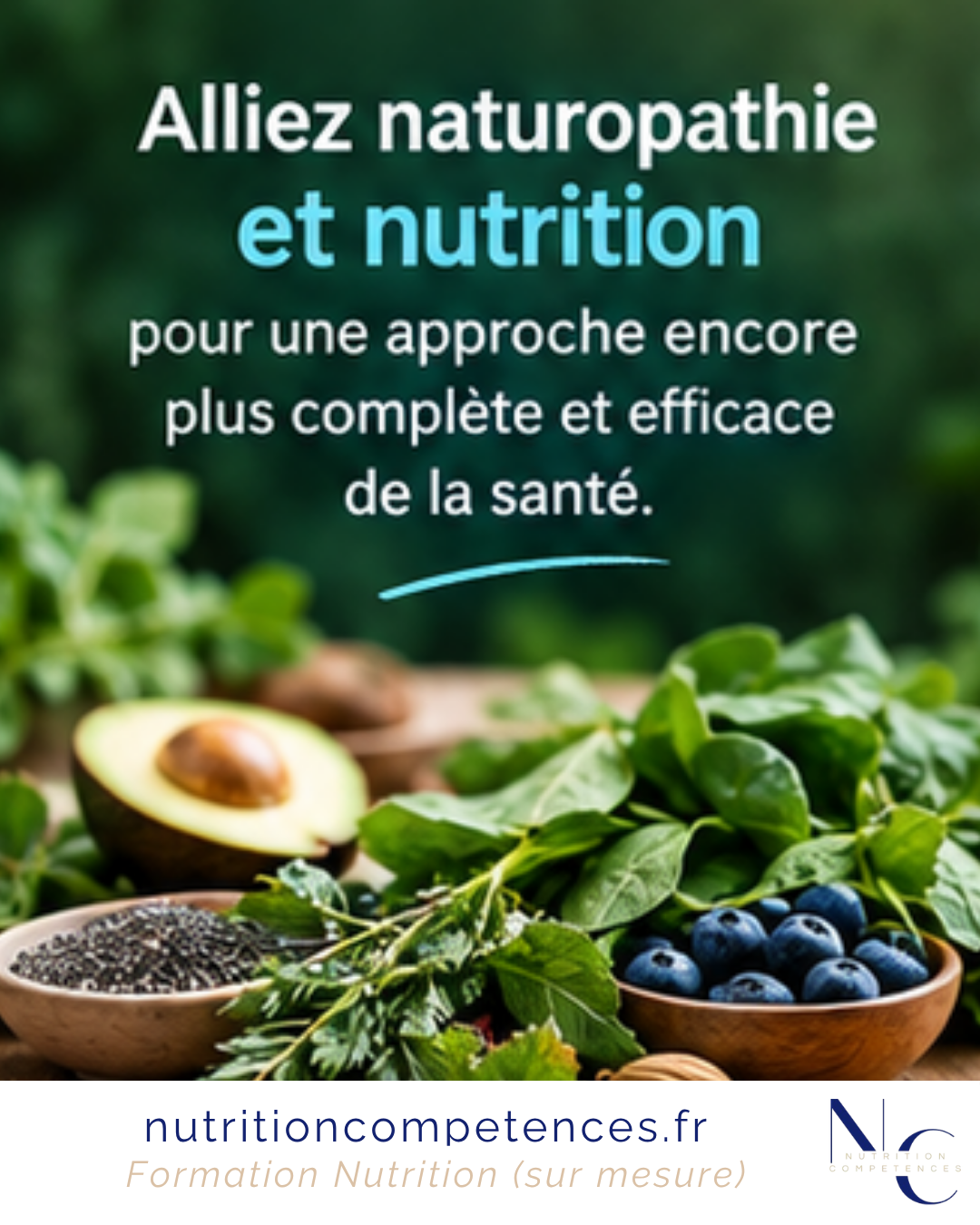 Association de la naturopathie et de la nutrition pour un accompagnement personnalisé