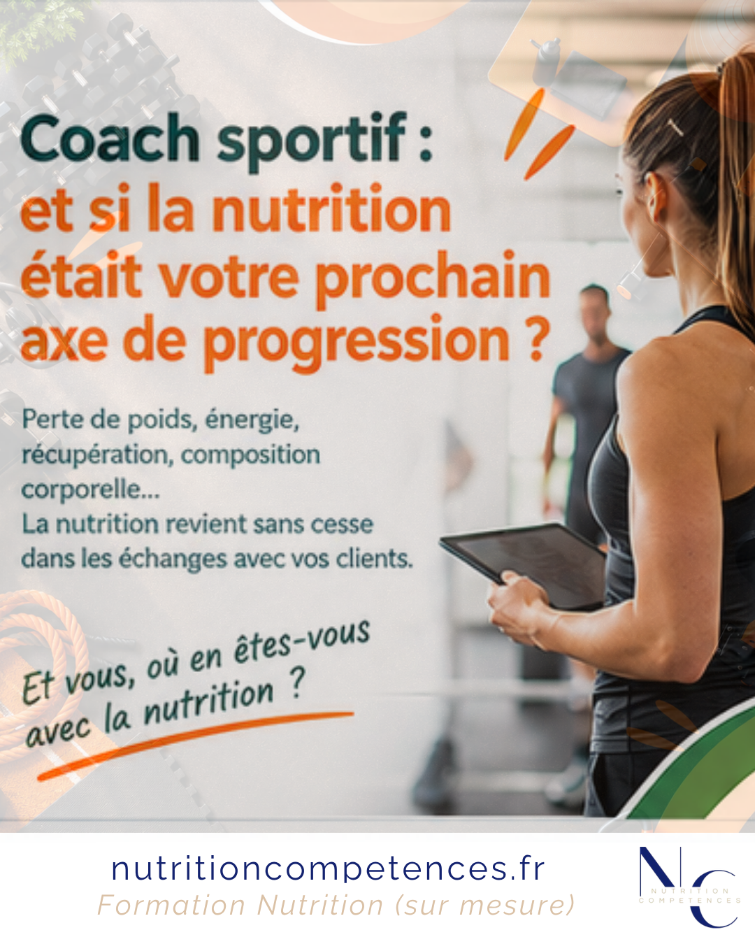 Formation nutrition pour coach sportif