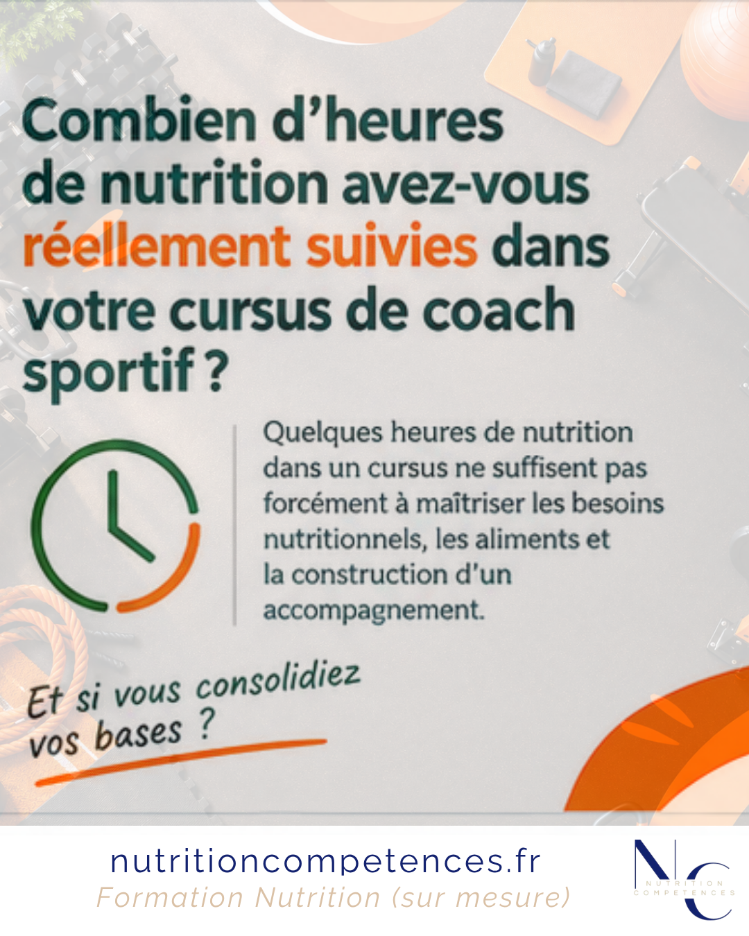 Formation nutrition coach sportif en ligne